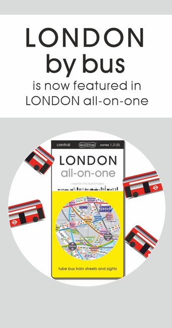 London all-on-one city Quickmap cover ISBN 9780956481429