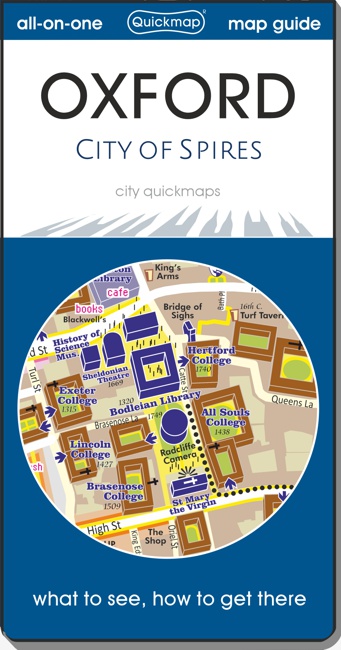 Oxford city of spires Quickmap cover ISBN 9781739709129