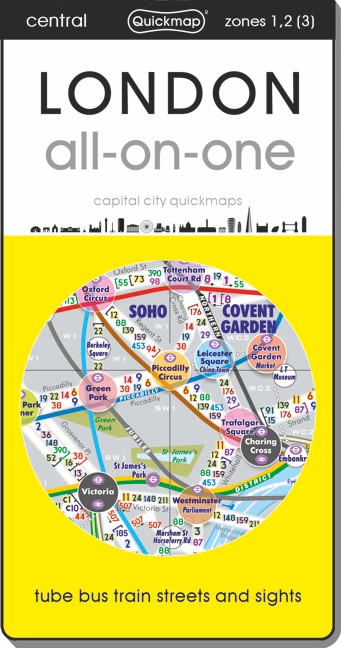 London all-on-one city Quickmap cover